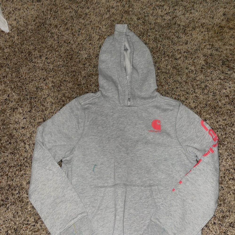 Doesn’t fit me anymore and has a little green stain on it